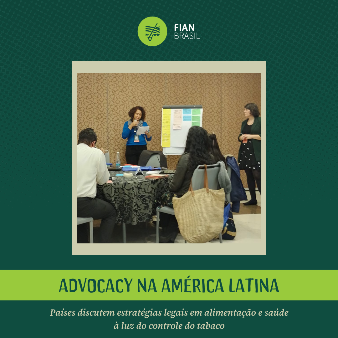 Países latino-americanos discutem estratégias legais em alimentação e saúde à luz do controle do tabaco