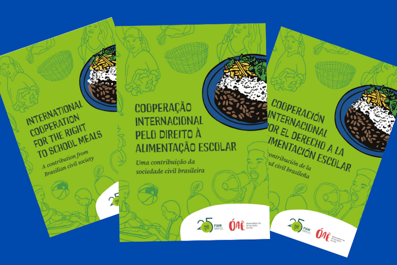 Partindo da experiência brasileira, publicação promove cooperação internacional pelo direito à alimentação escolar