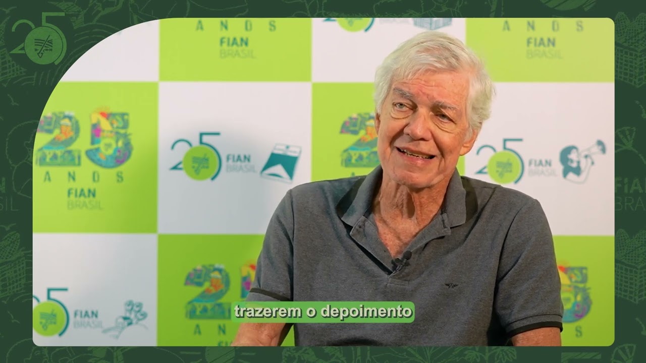 Francisco Menezes fala sobre importância da FIAN para o direito à alimentação