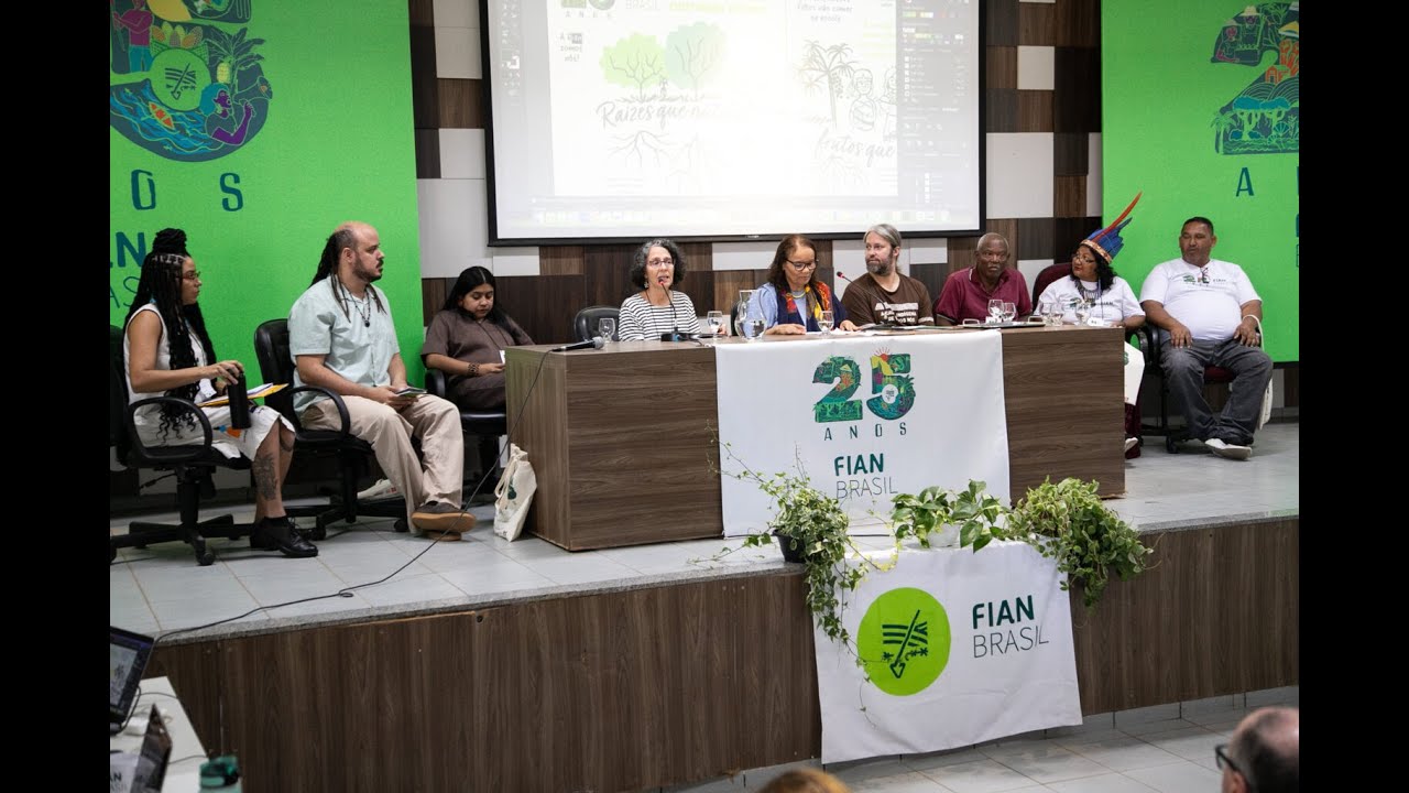 Seminário FIAN Brasil 25 anos – mesa de abertura – vídeo 1