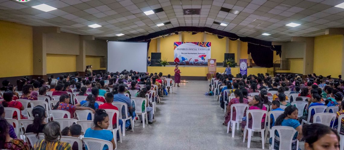 Assembleia popular realizada pela Agims para debater os rumos políticos do país em setembro de 2018. Foto: Agims