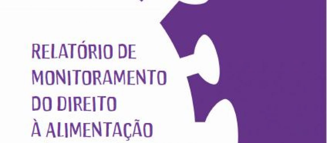 Capa - Relatório de Monitoramento do Direito à Alimentação e à Nutrição Durante a Covid-19 – junho 2020