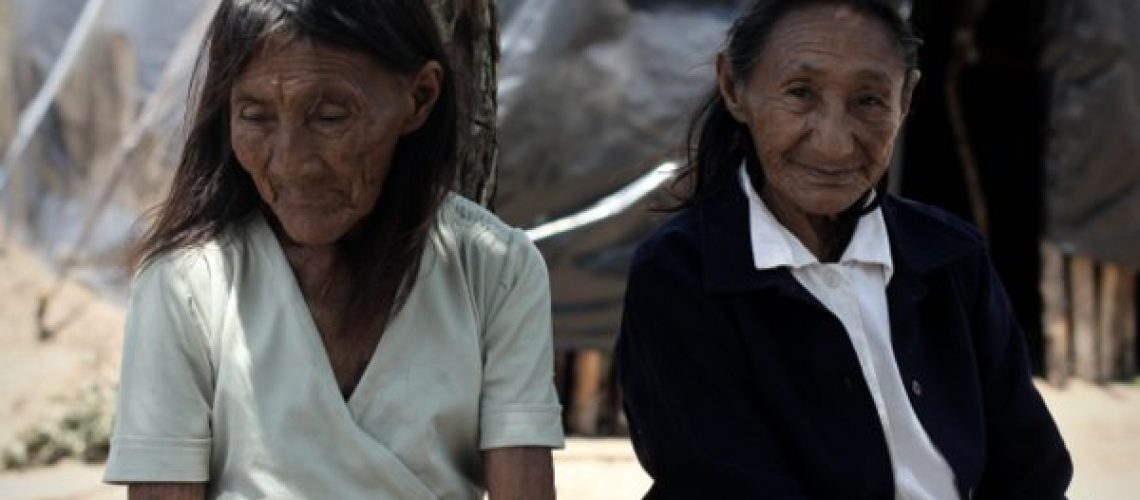 Anciãs indígenas Guarani e Kaiowá. Crédito: Ruy Sposati/Cimi