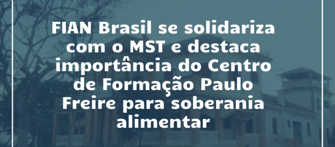 NOTA DE SOLIDARIEDADE